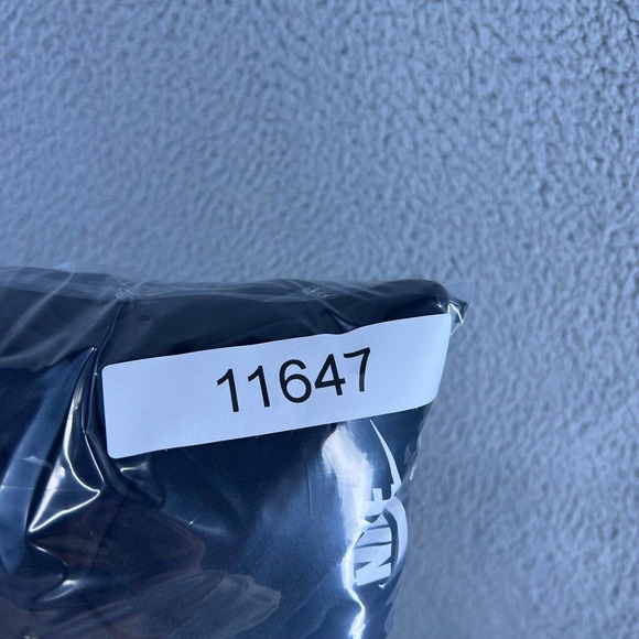 Nike Sweatshirt Women's Extra large Black White Full Zip Air Cropped Spellout - Picture 9 of 9